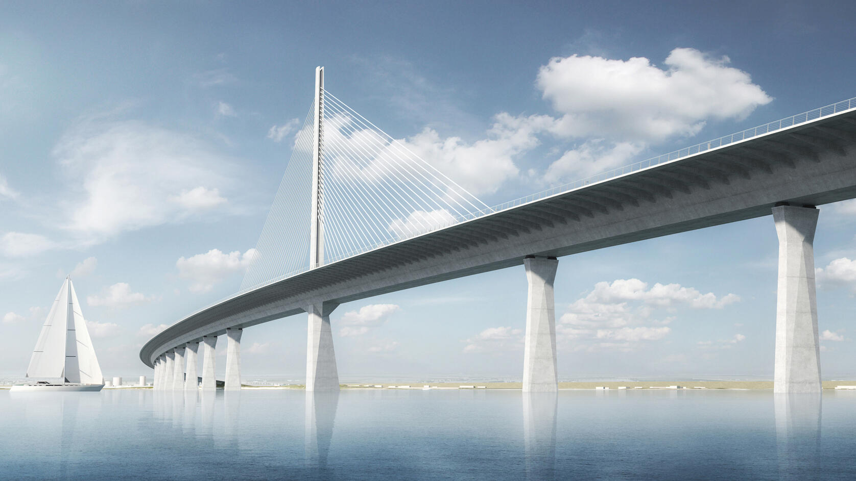 Storstrøm Bridge, Denmark